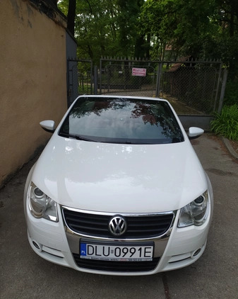 Volkswagen Eos cena 36900 przebieg: 142000, rok produkcji 2009 z Lubin małe 254